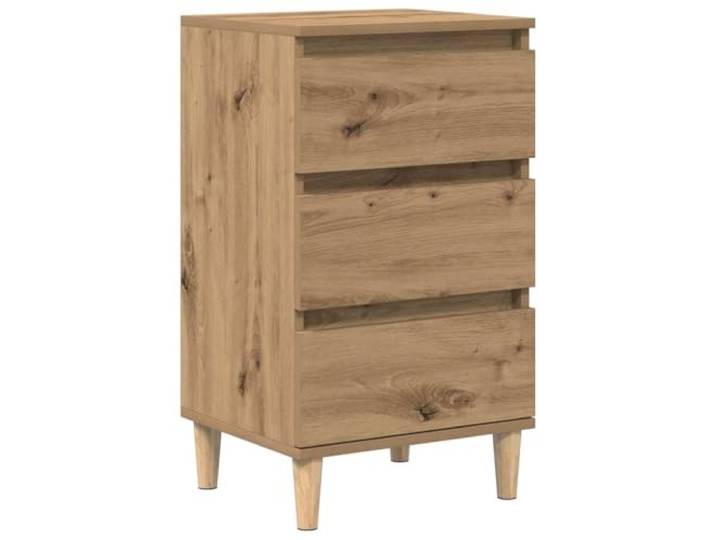 Heofavd Nachttisch Artisan-Eiche 40x35x70 cm Holzwerkstoff mit Schublade