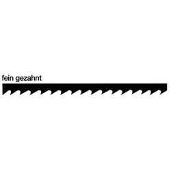 PUK 144x Laubsägeblatt Finis Länge 13 cm Nr. 3 (MITTEL) - E511013