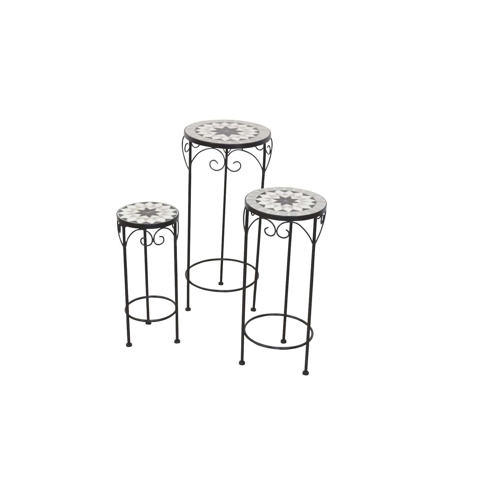 möbel direkt online Blumenständer Set, 3tlg. Lara schwarz