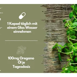 EXVital® Bio Oregano Öl Kapseln, 60 Kapseln