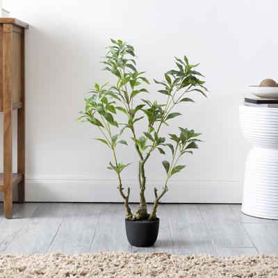 "SAFAVIEH 32-Inch Faux Plant, Green, Traditional Home Decor - 17"" W x 17"" D x 32"" H"