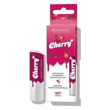 4Organic Natural Lip Balm Cherry 5g (Lippenbalsam) (61779473)
