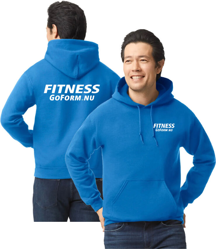 Gildan Fitness Goform.Nu - Unisex Hættetrøje-Kongelig-M