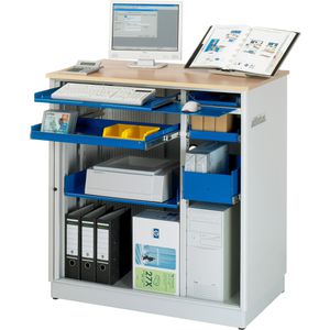 Rau Rau Computerschrank adlatus Modell 2600, lichtg , aus Metall, für Industrie, abschließbar