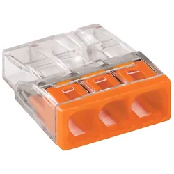 WAGO 2273-0203 - COMPACT-Verbindungsdosenklemme, 3-fach