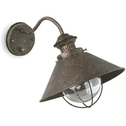 Faro Wandleuchte NÁUTICA 310 1xE27, IP33, rostbraun FAR-71110