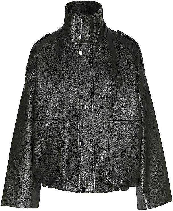 TOPSHOP Jacke in Lederoptik TSTOMA dunkelgrün   L L