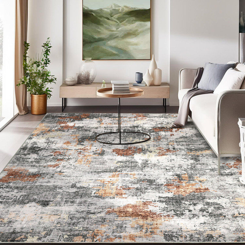 Borough Wharf Rectangle Area Rug Orange Rectangle 160 x 230 cm
