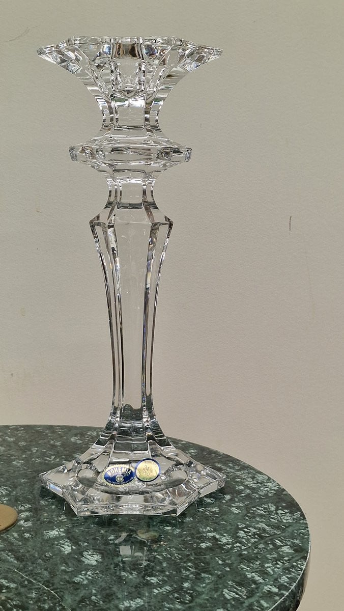Crystal Bohemia Kandelaar Luxor voor kaarsen, Hoogte: 25,5 cm
