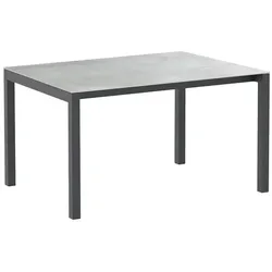 Tisch Etna Alpha Sit Mobilia Tischplatte Betonoptik hellgrau, 160x75x95 cm