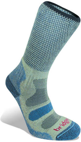 Bridgedale Womens Hike Lightweight Coolmax Comfort Boot Socks Smoky Blue