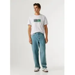 Pepe Jeans für Herren. PM2084544 Jeans Loose Tapered Tapered Helix Gestreift blau (32/32), Lässig, Baumwolle, Denim