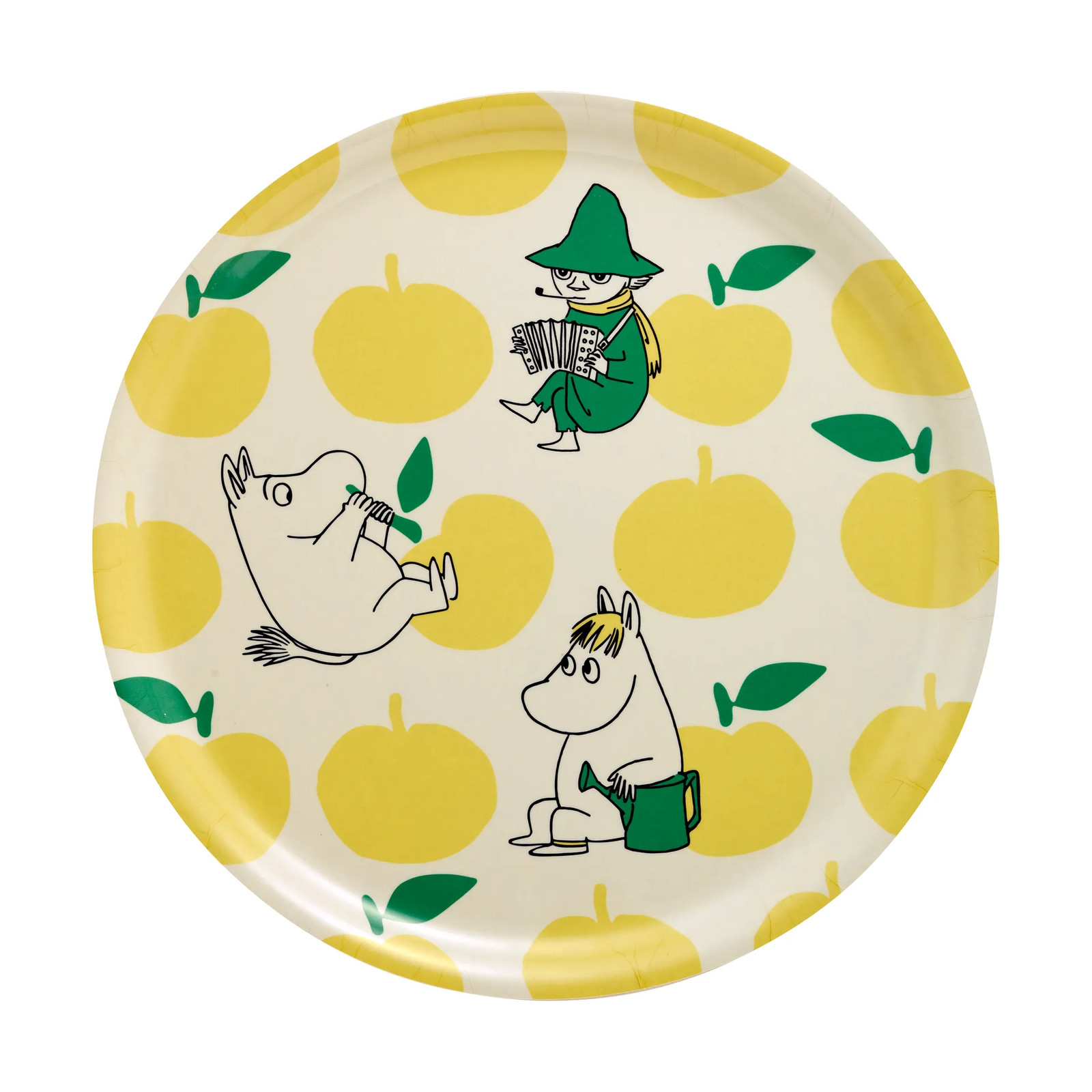 Muurla Moomin dienblad Joyfull Apples Ø35 cm