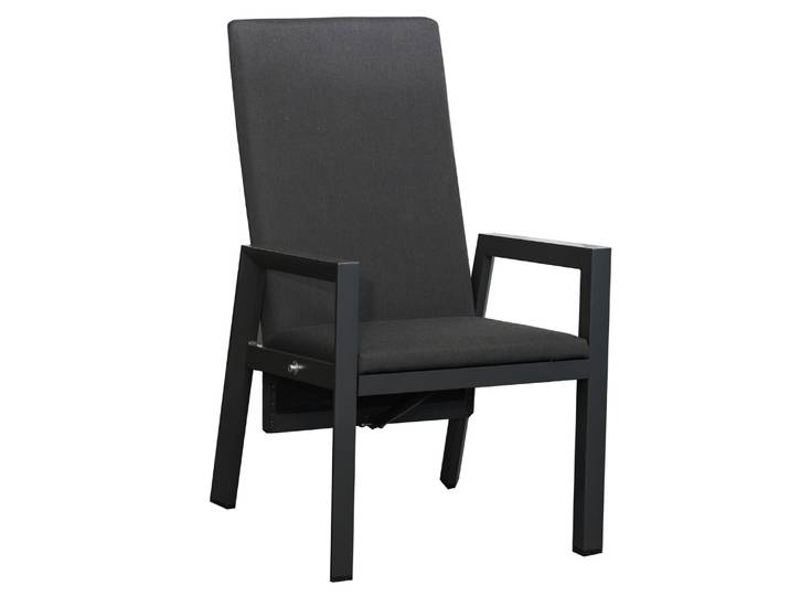 2er Set CLEMENTO Sunso Dining Gartenstuhl Aluminium Createxx
