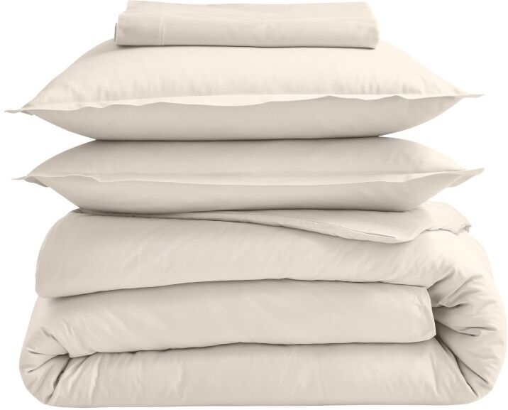 Drap housse satin Tradilinge SABLE (Couleur : Sable)