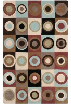 SAFAVIEH Handmade Soho Jetske Checkers N.Z. Wool Rug