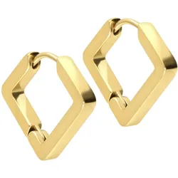 Chirurgenstahl Ohrclicker Creolen DIAMANT