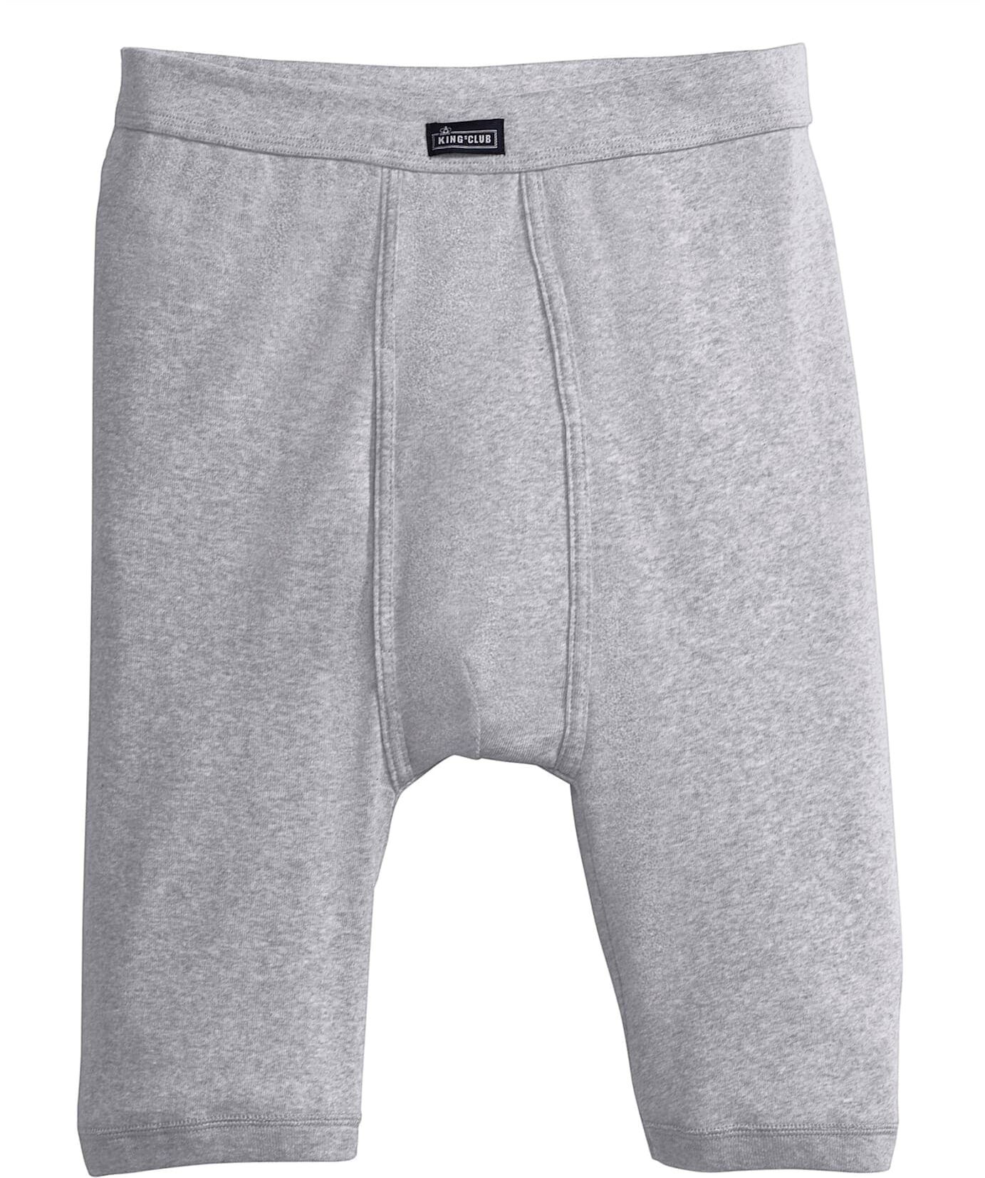 Schlüpfer KINGS CLUB, Herren, Gr. 8, 2 Stk., grau, 100% Baumwolle, Unterhosen Schlüpfer grau 8, 2 Stk.