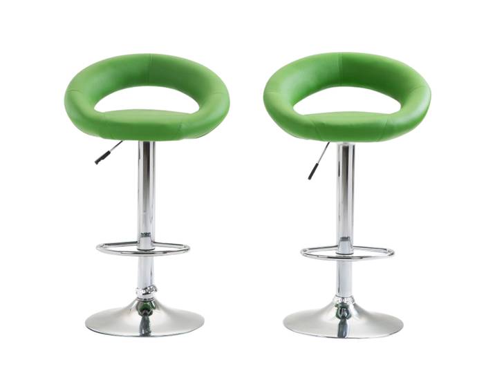 Barhocker WANDA 2er Set grün