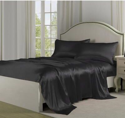 Miss Behave®.Charmeuse Satin Bed Sheet Set