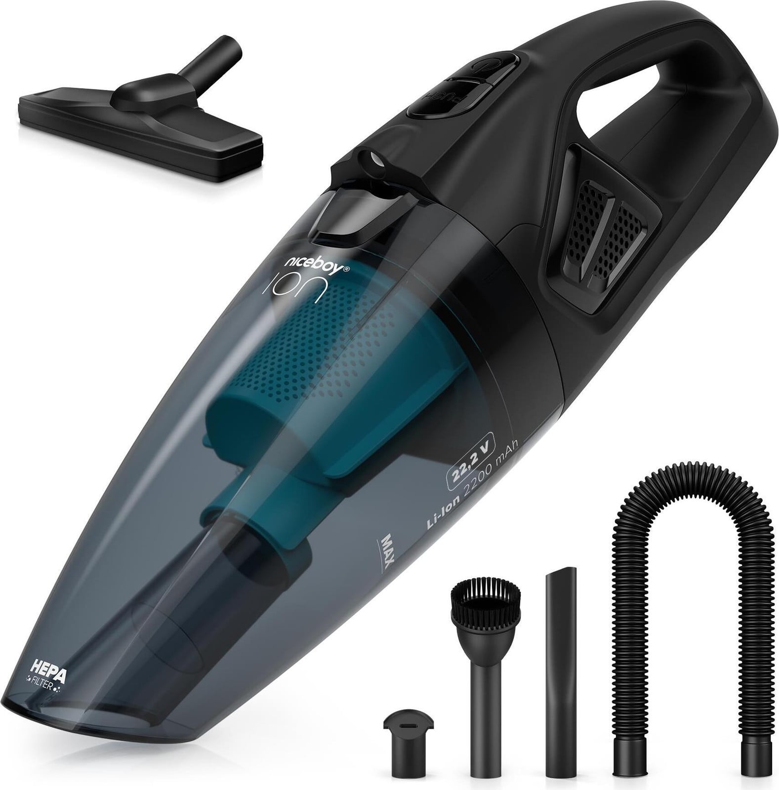 Niceboy ION Hurricane R3 22,2 V ventilator voor nat en droog gebruik