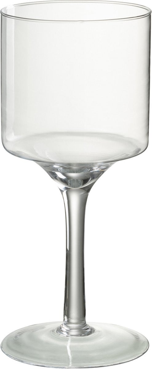 J-Line windlicht Seni transparant glas small