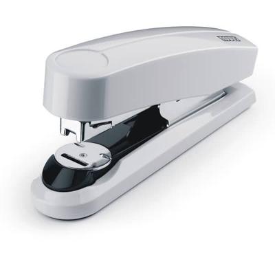 NOVUS Heftgerät B4FC mit Flat-Clinch-Technik mit Heftklammern 24/6 (Blister) grau