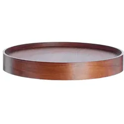 Softline Tablett Drum Nussbaumlaminat braun, Designer Softline Design Team, 7.4 cm