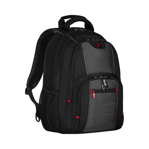 Wenger Pillar 16 bis 39,60 cm Laptop Rucksack schwarz / grau
