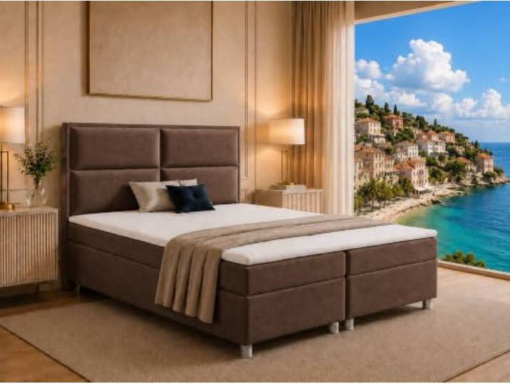 Best For Home Trinity K-11 Boxspringbett 160x200 cm mit Bettkasten & Topper