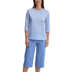 Calida Lovely Nights Capri Pyjama Hellblau Baumwolle Medium Damen