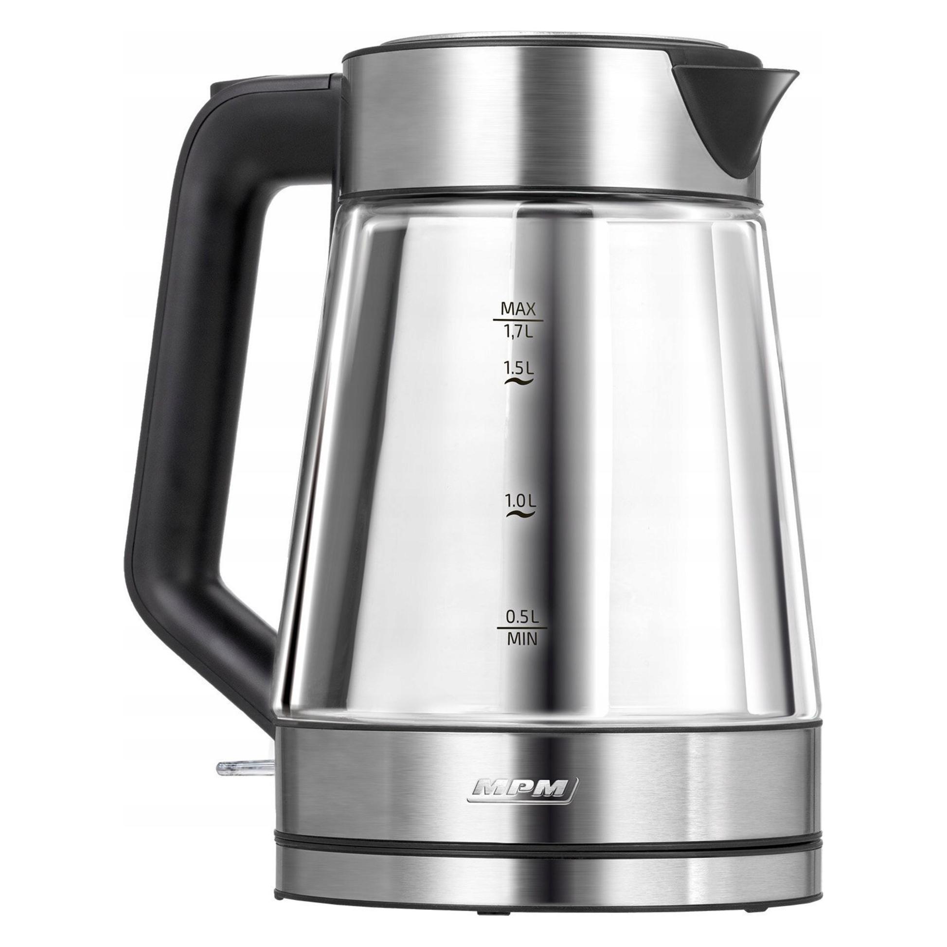 MPM Szklany czajnik bezprzewodowy MCZ-122 (1.70 l) (MCZ-122)