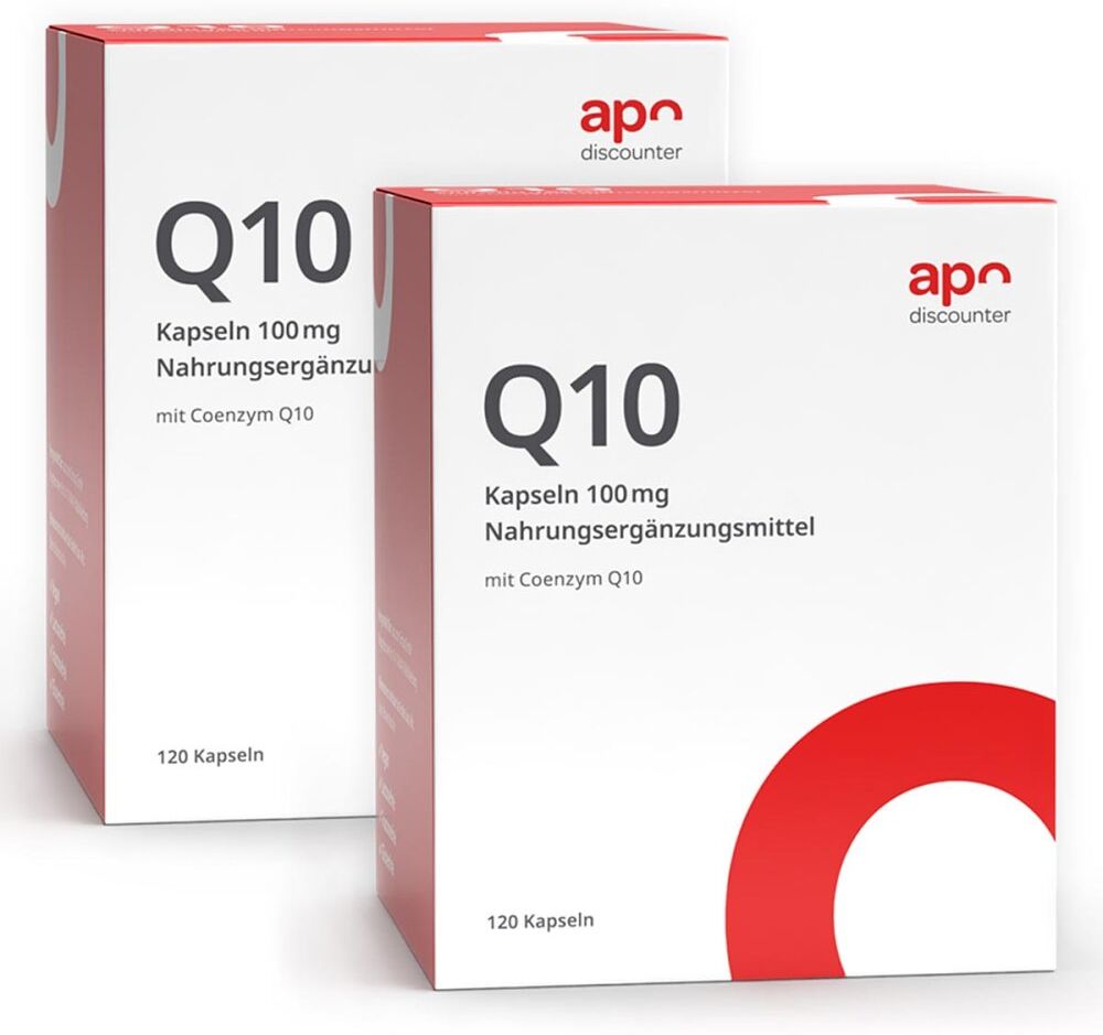 Q10 Kapseln 100 mg mit Coenzym Q10 von apodiscounter 2x 120stk