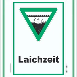 HB-Druck Laichzeit Schild A1 (594x841mm)