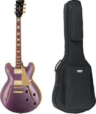 Harley Benton HB-35Plus Metallic Plum w/Bag Metallic Plum