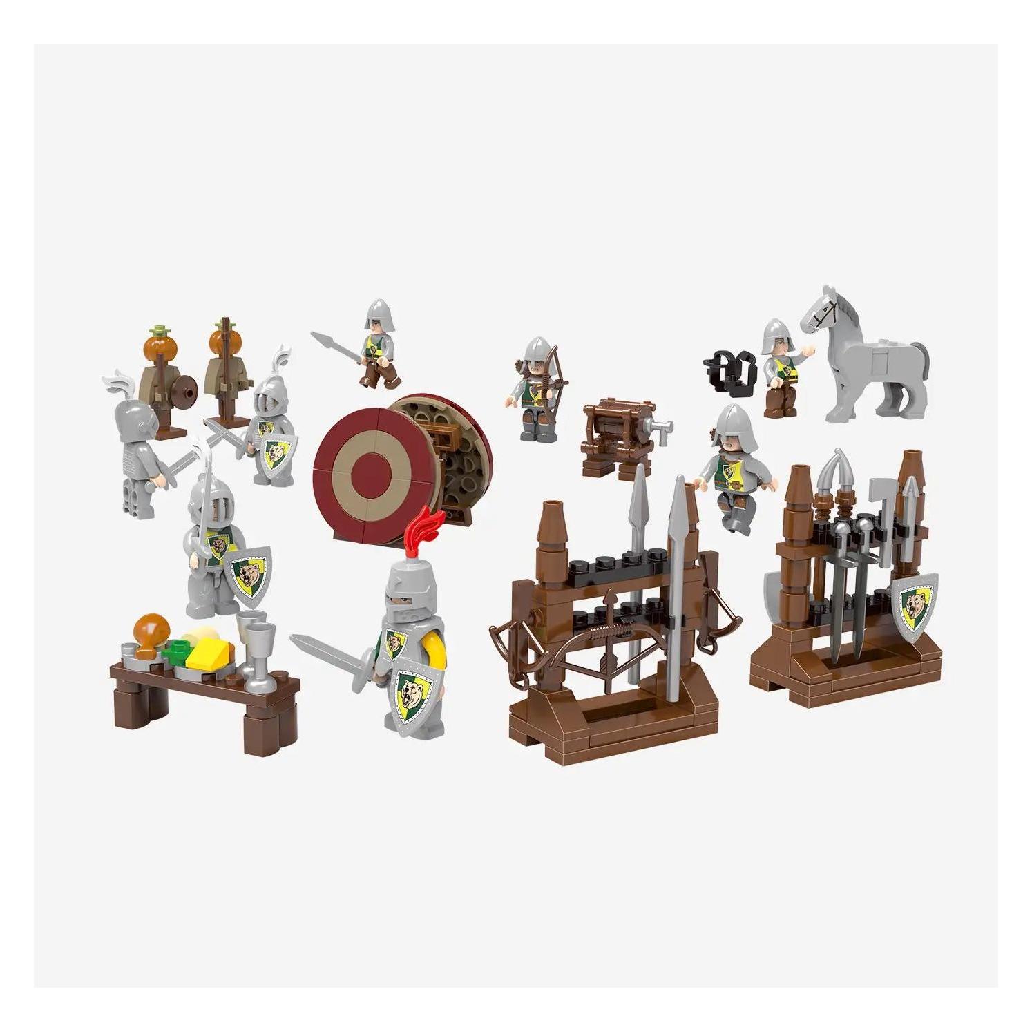 BlueBrixx-Pro Minifigurenpaket Bärenfels - Ritter (109644)