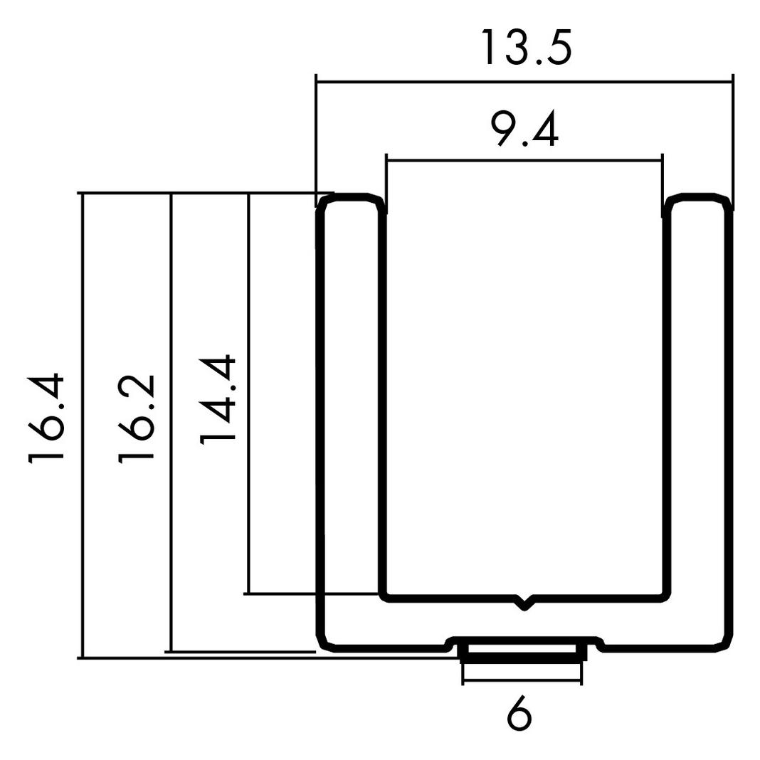 Vitris Bodenprofil Aquant 40 (612532,1000,111)