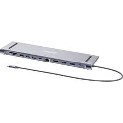Manhattan Notebook Dockingstation 190305 inkl. Ladefunktion, USB-C® Power Delivery