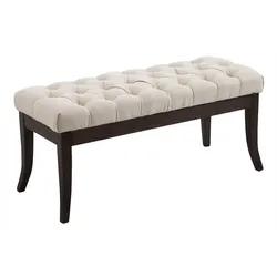 CLP Sitzbank Ramses Stoff antik-dunkel 100   Farbe: creme, Größe: 100 cm