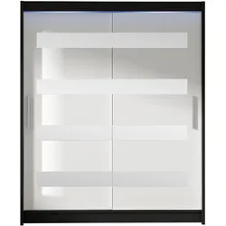 SCHWEBETÜRENSCHRANK Westa XIII, mit RGB LED Beleuchtung