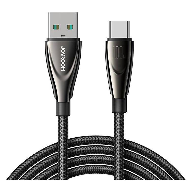 Joyroom Cable Pioneer 100W USB to USB C SA31-AC6 / 100W / 1,2m (black) (1.20 m, 100 W) (SA31-AC6 1.2m-Black)