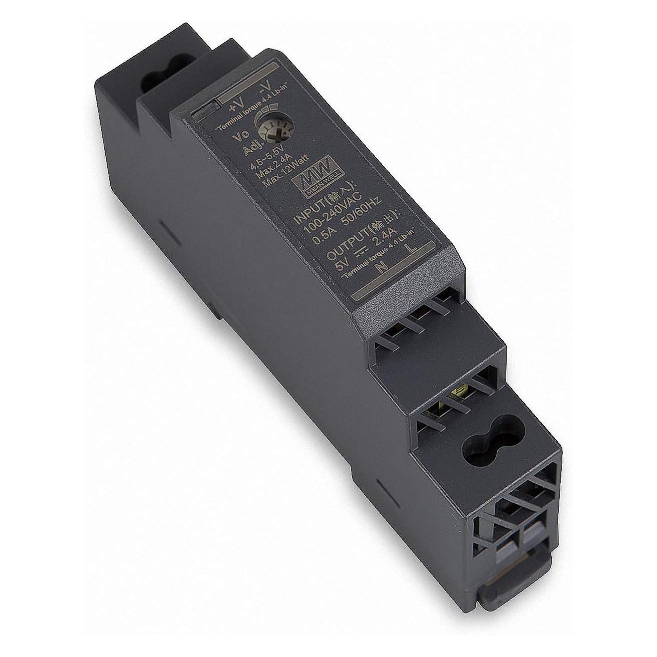 MeanWell MEAN WELL HDR-15-5, 85 - 264 V, 15 W, 5 V, 2,4 A, RoHS, 54,5 mm (HDR-15-5)
