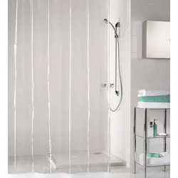 Kleine Wolke Duschvorhang Claro Clear 180 x 200 cm (Breite x Höhe)