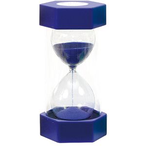 Eduplay Sanduhr Mega, 120221, 3 Minuten, blau, Höhe 16 cm