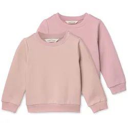 Tchibo - 2 Kinder-Sweatshirts mit angerauter Innenseite - Baby - Gr. 86/92 - rosa