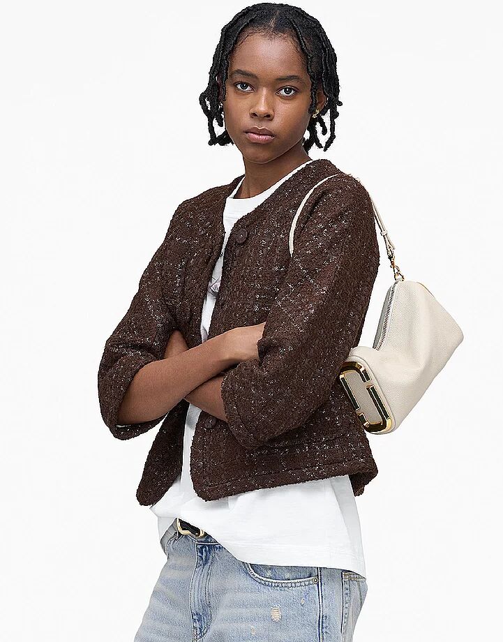 Marc JACOBS Ledertasche - Mini Bag THE SNAPSHOT weiss W