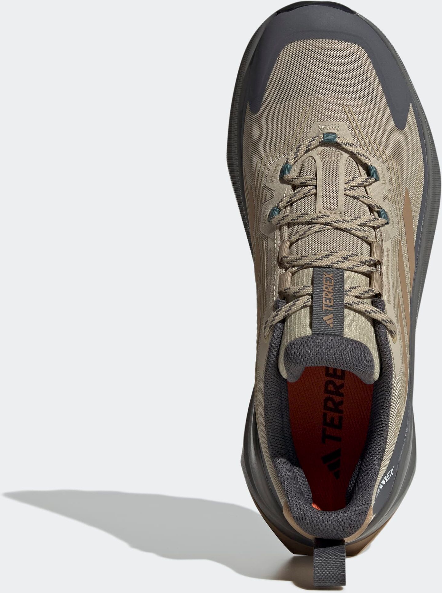 Wanderschuh ADIDAS TERREX "TRAILMAKER 2", Herren, Gr. 48, beige (savannah, cardboard, grau six), Synthetik, Textil, Schuhe Wanderschuh savannah, cardboard, grau six 48