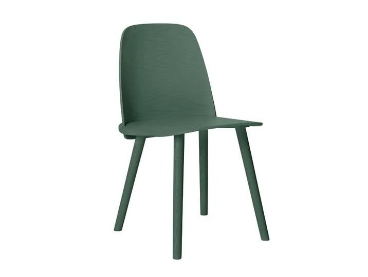 Muuto Nerd Esszimmerstuhl Dunkelgrün