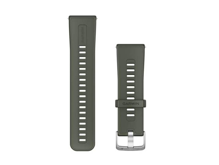 Garmin Venu X1 horlogeband, quick-release 24 mm- silicone - Moss
