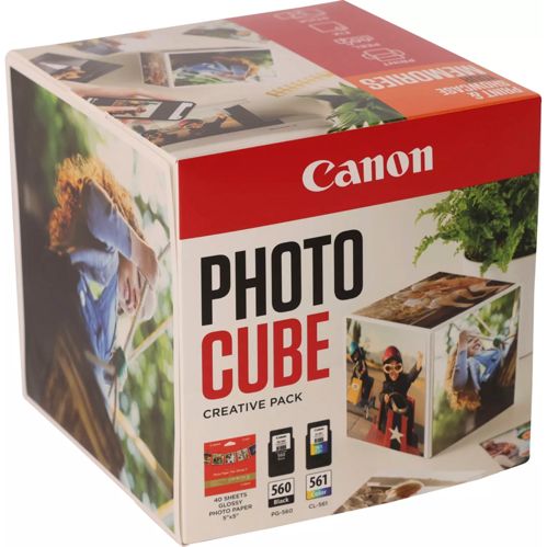 Canon PG-560 / CL-561 Photo Cube Creative Pack White Orange